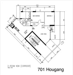 Blk 701 Hougang Avenue 2 (Hougang), HDB 3 Rooms #559295751